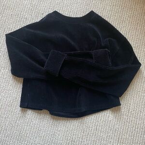 Altar'd State Black Corduroy Sweater